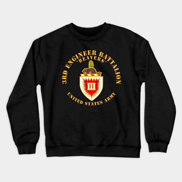 3rd Engineer Bn - Beavers Crewneck Sweatshirt by twix123844